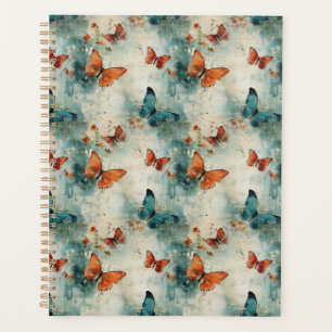 Colourful Vintage Butterflies and Flowers (9) Planner