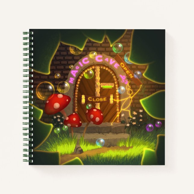 Colourful Vintage Detailed Graphics Notebook  (Front)