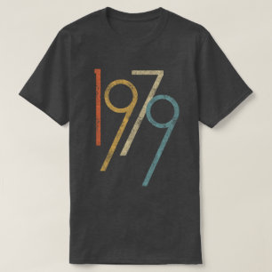 Colourful Vintage Graphic 1979 40th Birthday T-Shirt