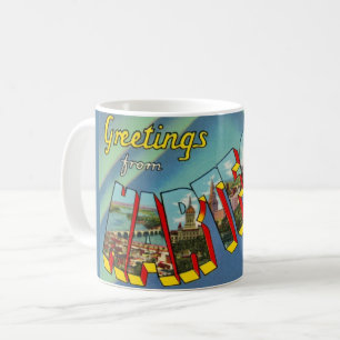 Colourful Vintage Hartford Connecticut Mug