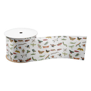 Colourful Vintage Insect Birthday Party Theme  Satin Ribbon