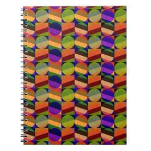 Colourful Vintage Inspired Pattern Notebook