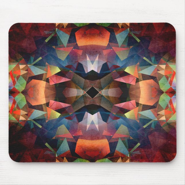 Colourful Vintage Mandala Mouse Pad (Front)