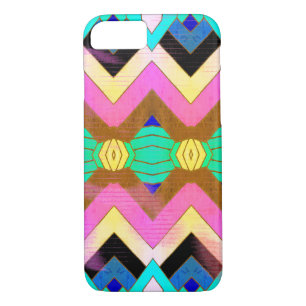 Colourful Vintage Meets Modern Pattern iPhone 8/7 Case