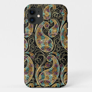 Colourful Vintage Ornate Paisley Design iPhone 11 Case