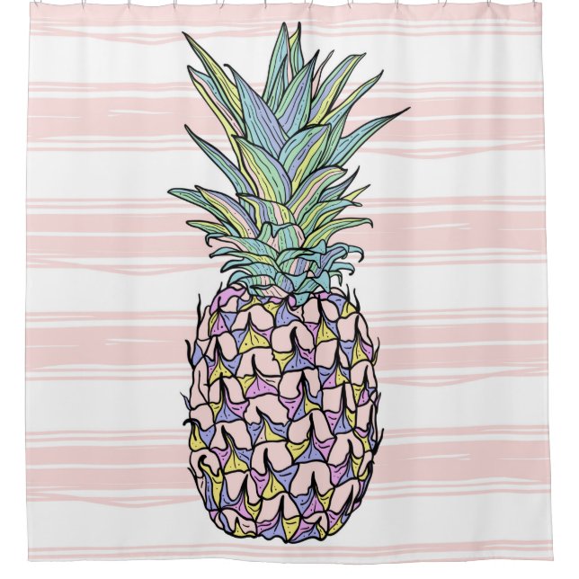 Colourful vintage pineapple (Front)