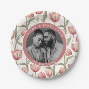 Colourful Vintage Plates For Wedding Thank You