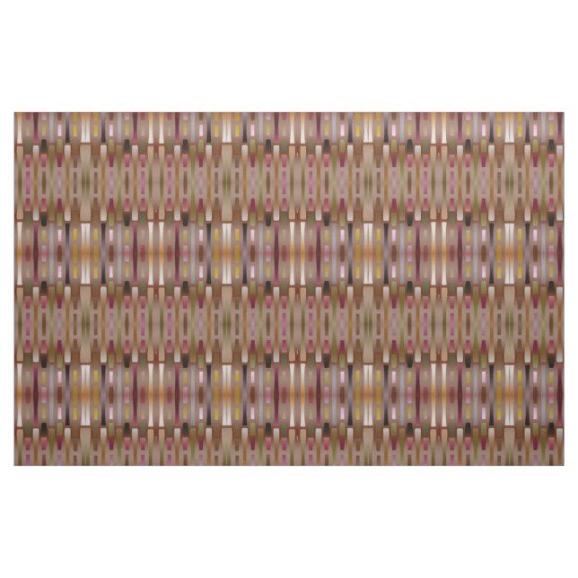 Colourful Vintage Retro Chic Nouveau Deco Pattern Fabric (Fat Quarter)