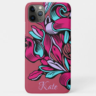 Colourful Vintage Ribbons Personalized iPhone Case