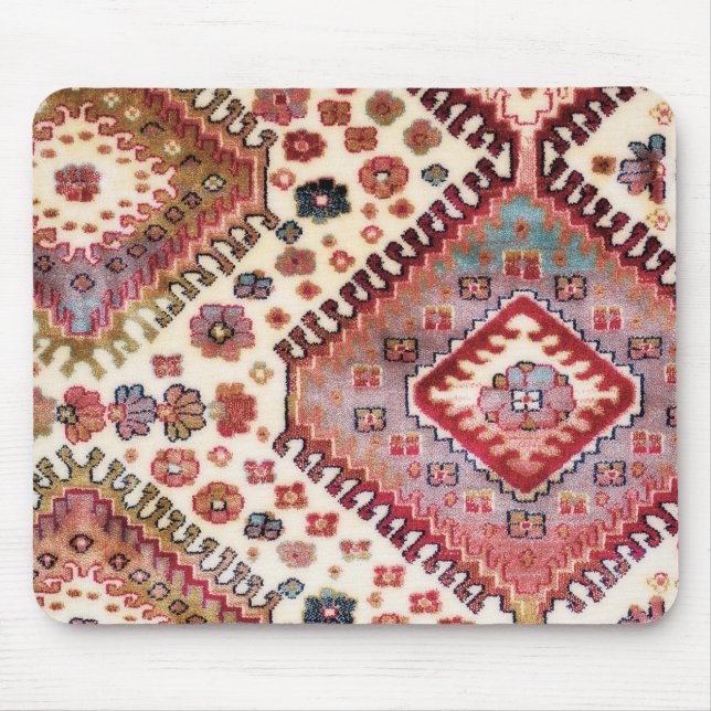 Colourful Vintage Rug Mouse Pad (Front)