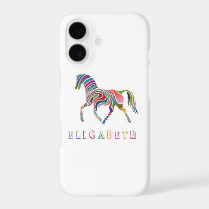 Colourful Vintage Style Horse