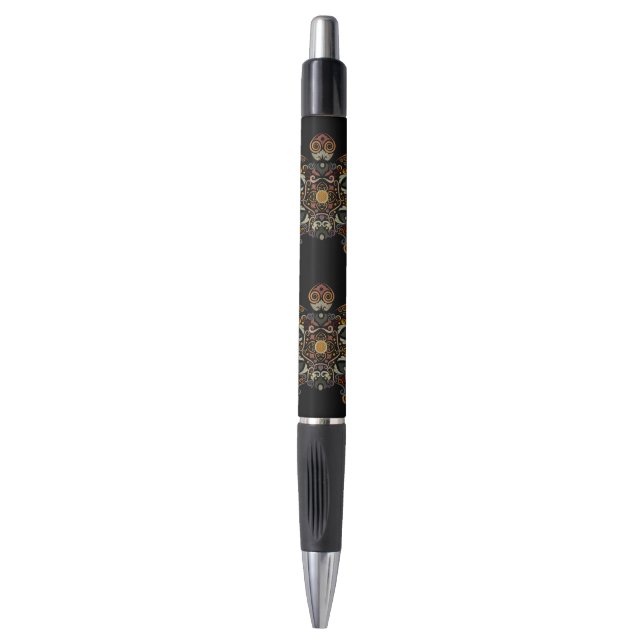 Colourful vintage turtle design pen (Front Vertical)