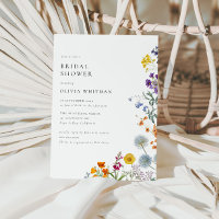 Colourful Vintage Wildflower Bridal Shower