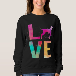 Colourful Vizsla Dog Mom Gifts Vizsla Sweatshirt