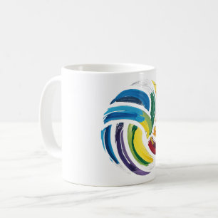 Colourful Volleyball Ball Coffee Mug