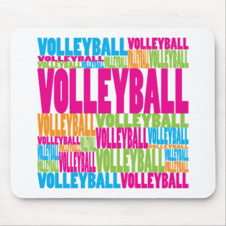 Colourful Volleyball Mouse Pad
