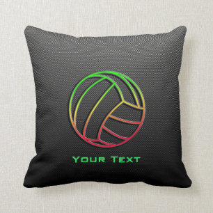 Colourful Volleyball Throw Pillow