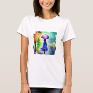 Colourful walk in the rain T-Shirt