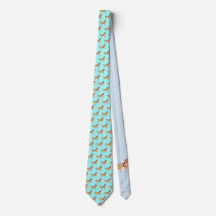 Colourful Walking Carousel Horse Tie