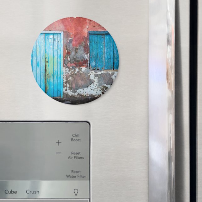 Colourful wall, door and shutters magnet (In Situ (Fridge))