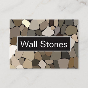 Colourful Wall Stones Pattern Business Card