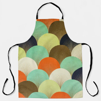 Colourful wallpaper: artistic design. apron