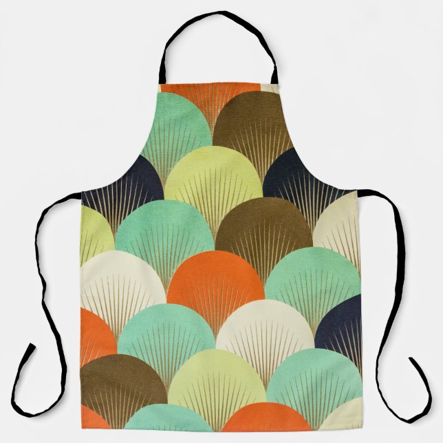 Colourful wallpaper: artistic design. apron (Front)