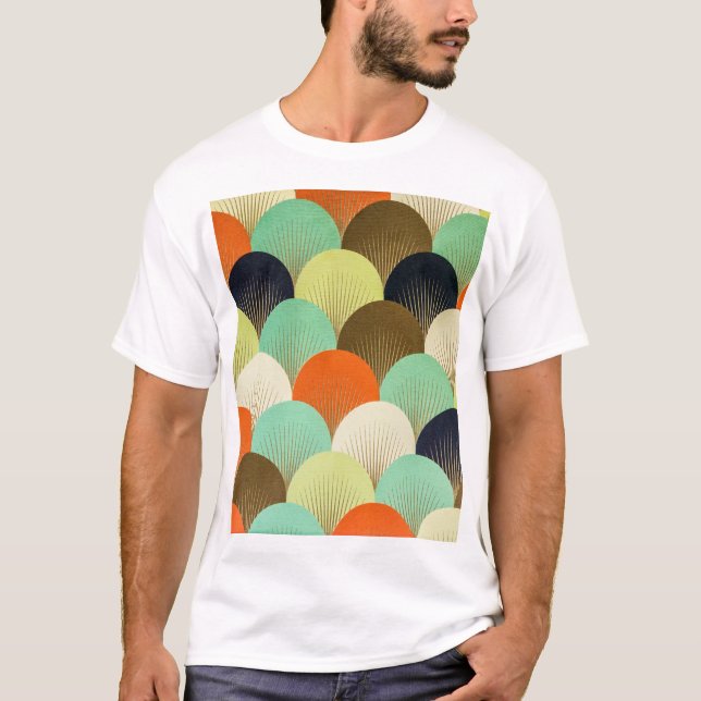 Colourful wallpaper: artistic design. T-Shirt (Front)