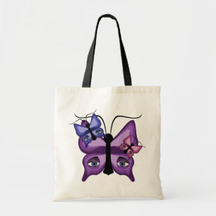 Colourful Watcher Butterflies Tote Bag