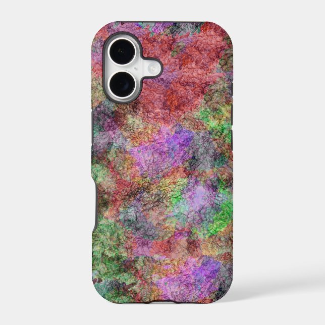 Colourful Water Colour Swirl Mist (Back)