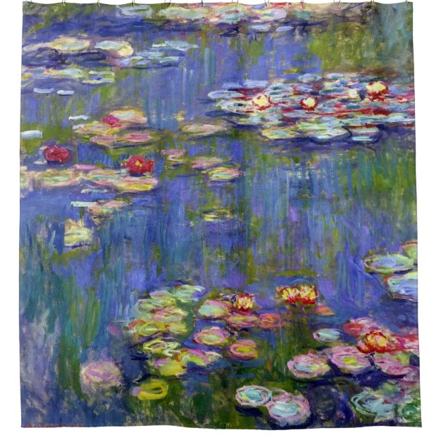 Colourful Water Lily Pond Reflections Fine Art (Front)