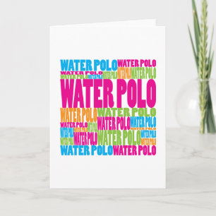 Colourful Water Polo Card