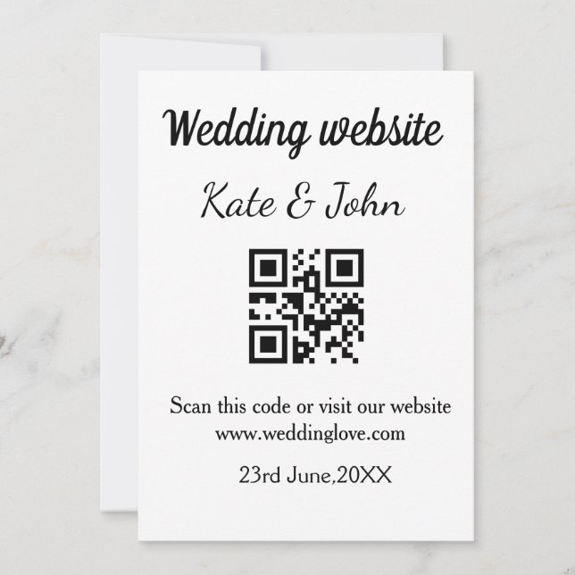 Colourful watercolor abstract add name text invitation (Front)