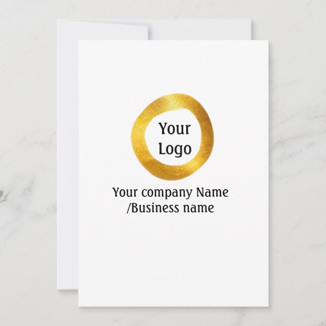 Colourful watercolor abstract add name text invitation (Front)