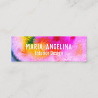 Colourful watercolor abstract swirls rainbow