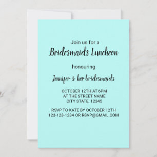 Colourful watercolor add your name text editable invitation