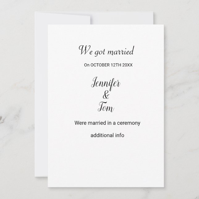 Colourful watercolor add your name text editable invitation (Front)