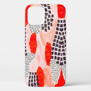 Colourful watercolor artwork iPhone 12 case