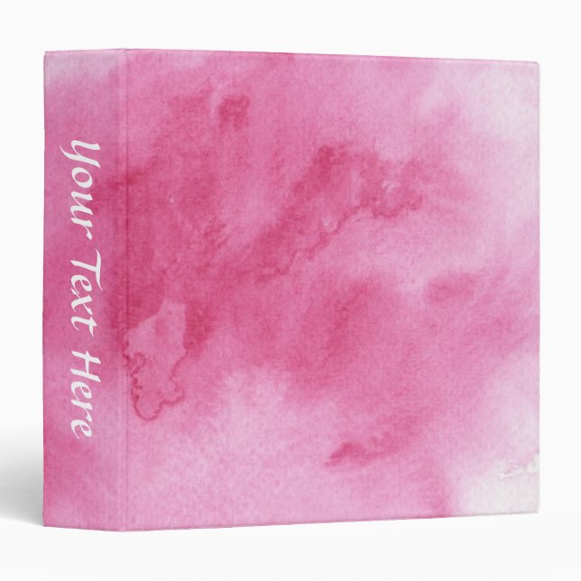 colourful watercolor background for your 2 binder (Front/Spine)