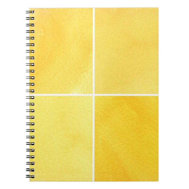 colourful watercolor background for your notebook (Front)