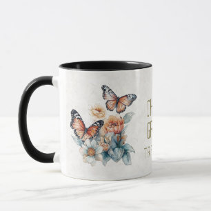 Colourful Watercolor Butterfly   Mug