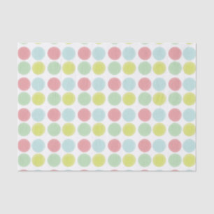 Colourful Watercolor Dots  Tissue Paper