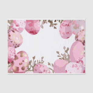 Colourful watercolor Easter Eggs Tissue Paper