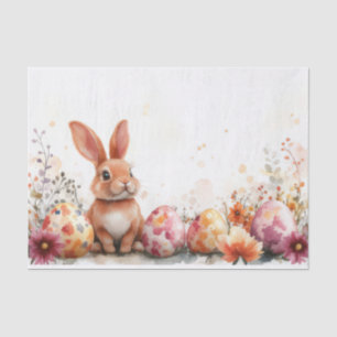 Colourful watercolor Easter Eggs Tissue Paper