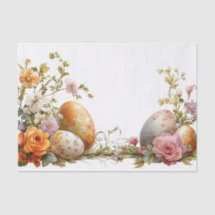 Colourful watercolor Easter Eggs Tissue Paper