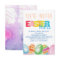 Colourful watercolor Easter Invitations