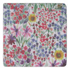 Colourful Watercolor Floral botanical Boho Garden 