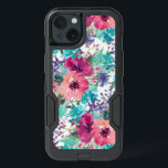 Colourful Watercolor Floral Pattern<br><div class="desc">Protect your new phone with a stylish and colourful watercolor floral Otterbox case in vibrant shades of pink,  magenta,  purple and aqua.</div>