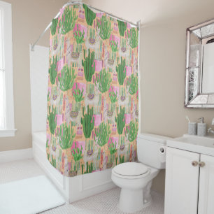 Colourful Watercolor Llama Pattern