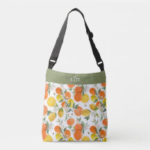 Colourful Watercolor Orange Citrus Pattern
